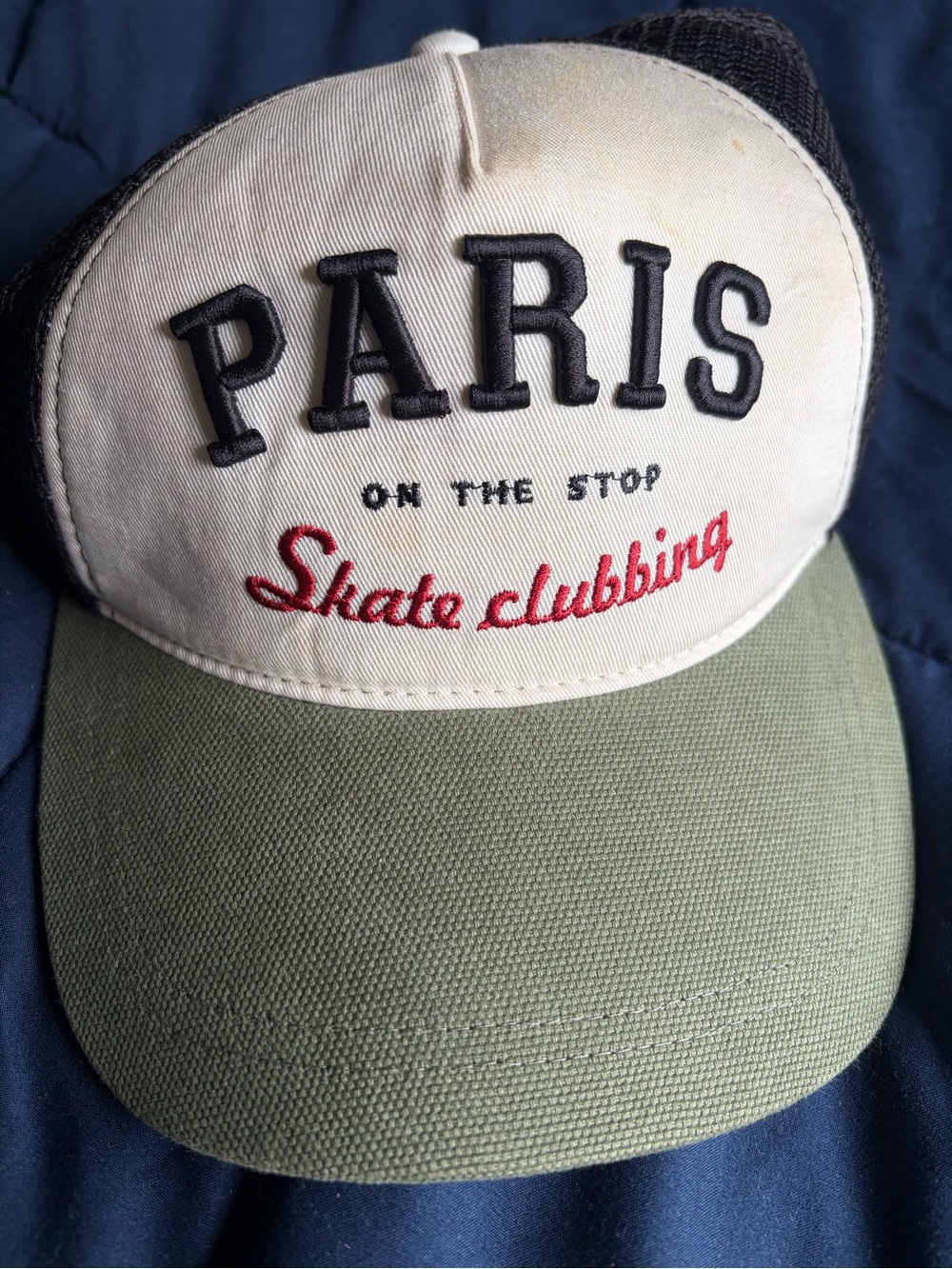 Zara Black Mesh-Back Snap Back Hat